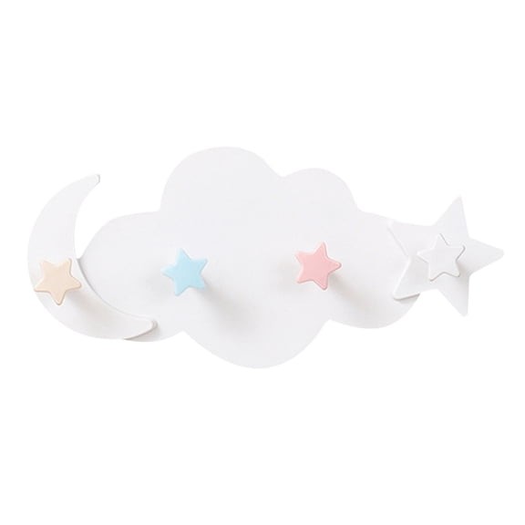 Hooks 1 | Cartoon Cloud Hook Seamless Nail Cute Wall Hanging Wall Door Rear Coat Hook Sticky Hook