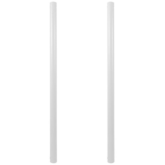 CHICHUMID Ceiling Fan Rod Extension Easy Installation Quick Use White Iron 2Pcs
