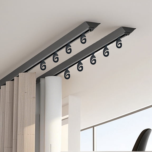 Hooks For Gazebo Curtains And NettingRustproof Multipurpose Outdoor Hooks For Gliding Curtain Track In Gazebos, 1.6 cm×3.5 cm, Black A