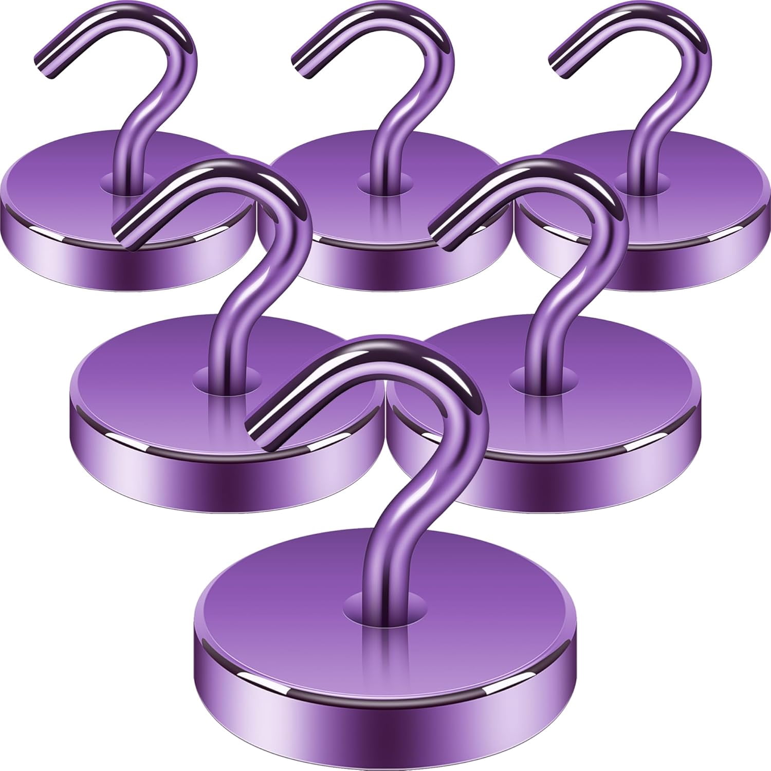 Neosmuk Magnetic Hooks,30lb+ Heavy Duty Earth NSD3 Magnets With - View #11