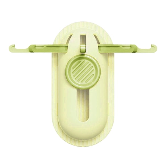 Hooks for Walls No Damage,Telescopic Removable Storage,Five-Claw Wall Mount Hooks,Adhesive Hooks for Home Kitchen Bathroom Bedroom Living Room Office Door Towel Coat Key Hat Bag,Green,1PC,4.6"x2.3"