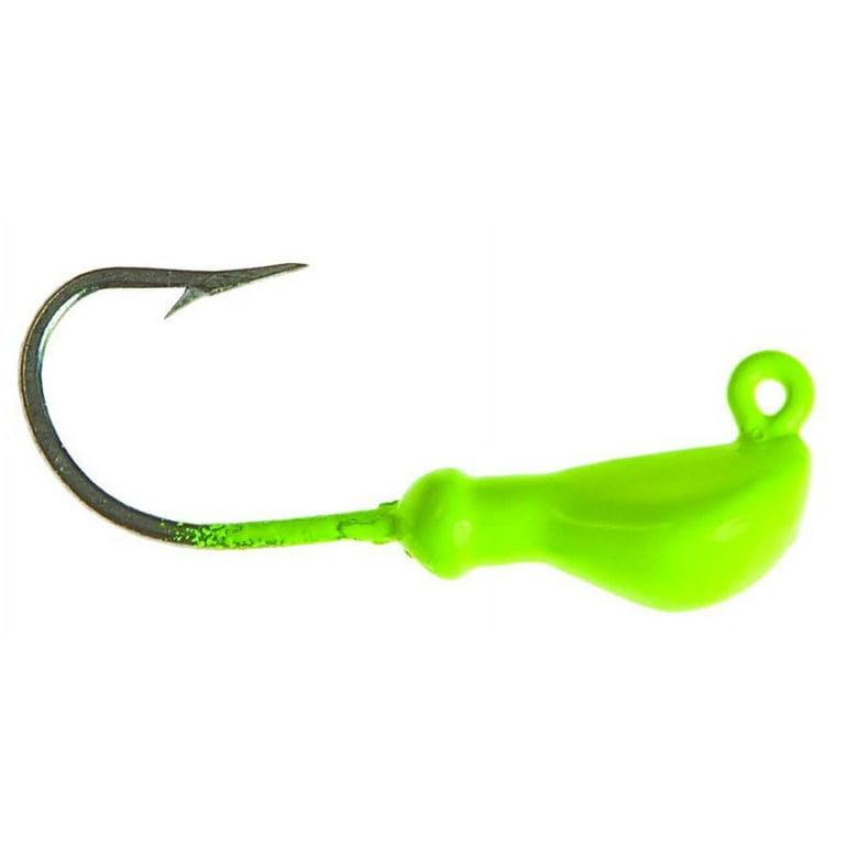 Hookup 94-02 Light Tackle Jighead 1/32 oz Chartreuse 5 Per Pack Size 4 