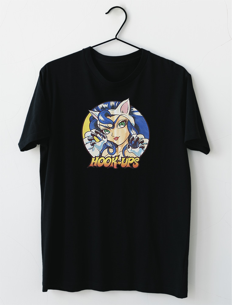 Hookups Skateboard Anime Akiko Cat Girl T-Shirt - Walmart.com