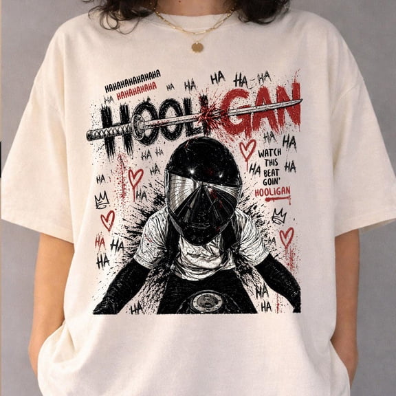 Hooligan Rider Shirt, K-pop Arirang Street Style Gang Graphic Tee, Army Fan Gift, World Tour 2026, Gift for Music Lover, Merch For Army
