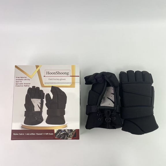 HoonShoong Field hockey gloves,1 Pair Ice Hockey Gloves Field Hockey Glove Hocky Player Glove for Adult Senior Junior