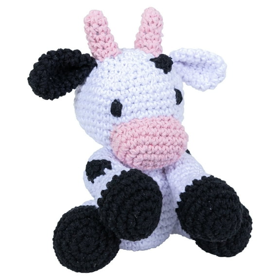 Hoooked Amigurumi DIY Kit W/Eco Barbante Yarn-Cow Kirby - Lotus