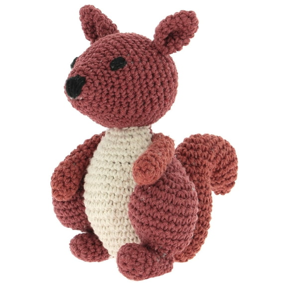Hoooked Amigurumi DIY Kit W/Eco Barbante Yarn-Squirrel Suzy - Brick