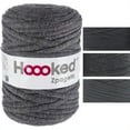 thumbnail image 1 of Hoooked Cotton Dark Gray Yarn, 131 yd, 1 of 1