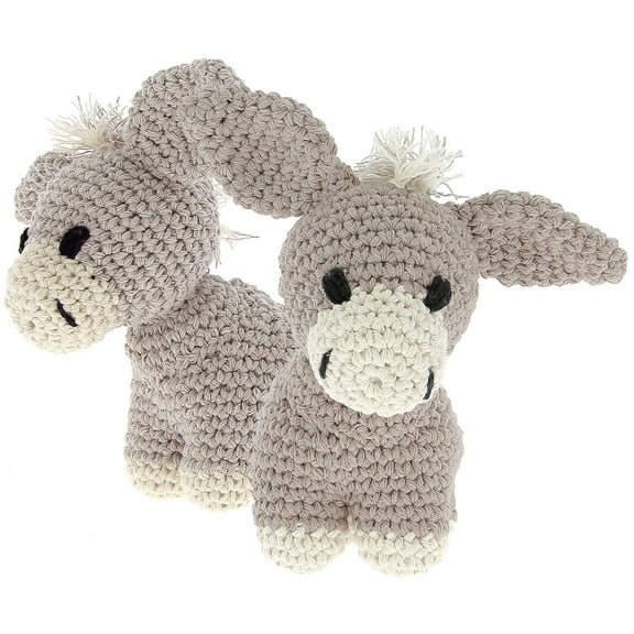 Hoooked Donkey Joe Yarn Kit W/Eco Barbante Yarn 2/Pk-Taupe