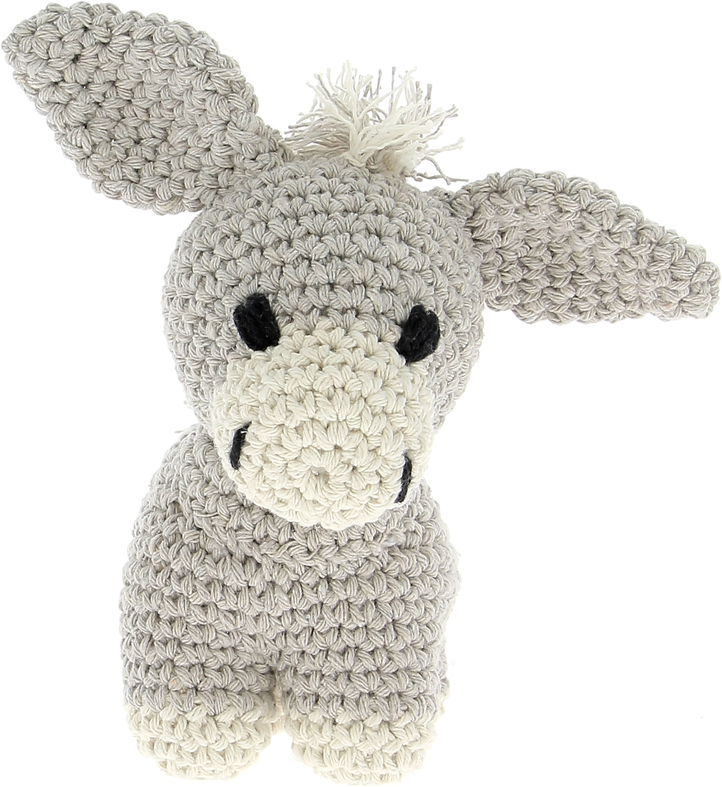 Hoooked Donkey Joe Yarn Kit W/Eco Brabante Yarn-Biscuit