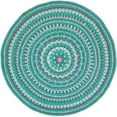 thumbnail image 1 of Hoooked PAK167-SP7 Crochet Island Rug Kit with RibbonXL, Happy Mint, 1 of 4
