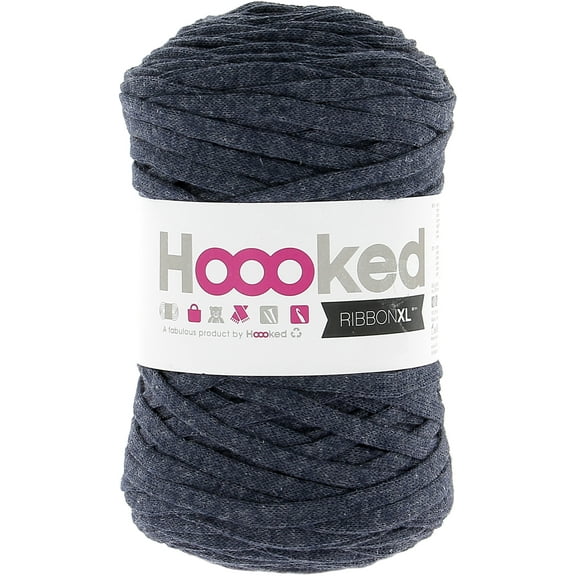 Hoooked Ribbon XL Yarn-Riverside Jeans