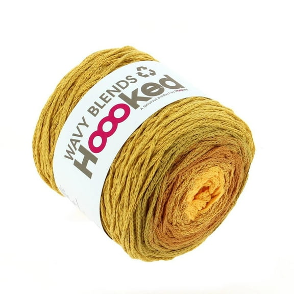 Hoooked Wavy Blends Yarn-Spicy Harvest