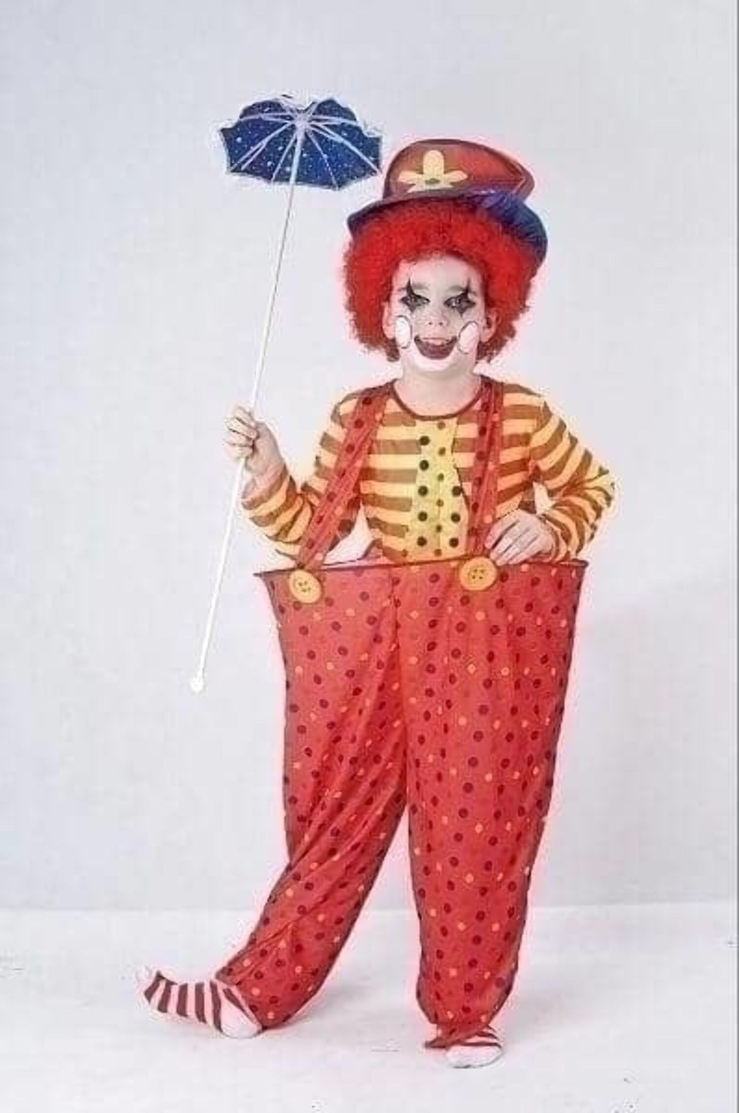 Hoop Clown Childrens Costume Hoop Clown Childrens Costume