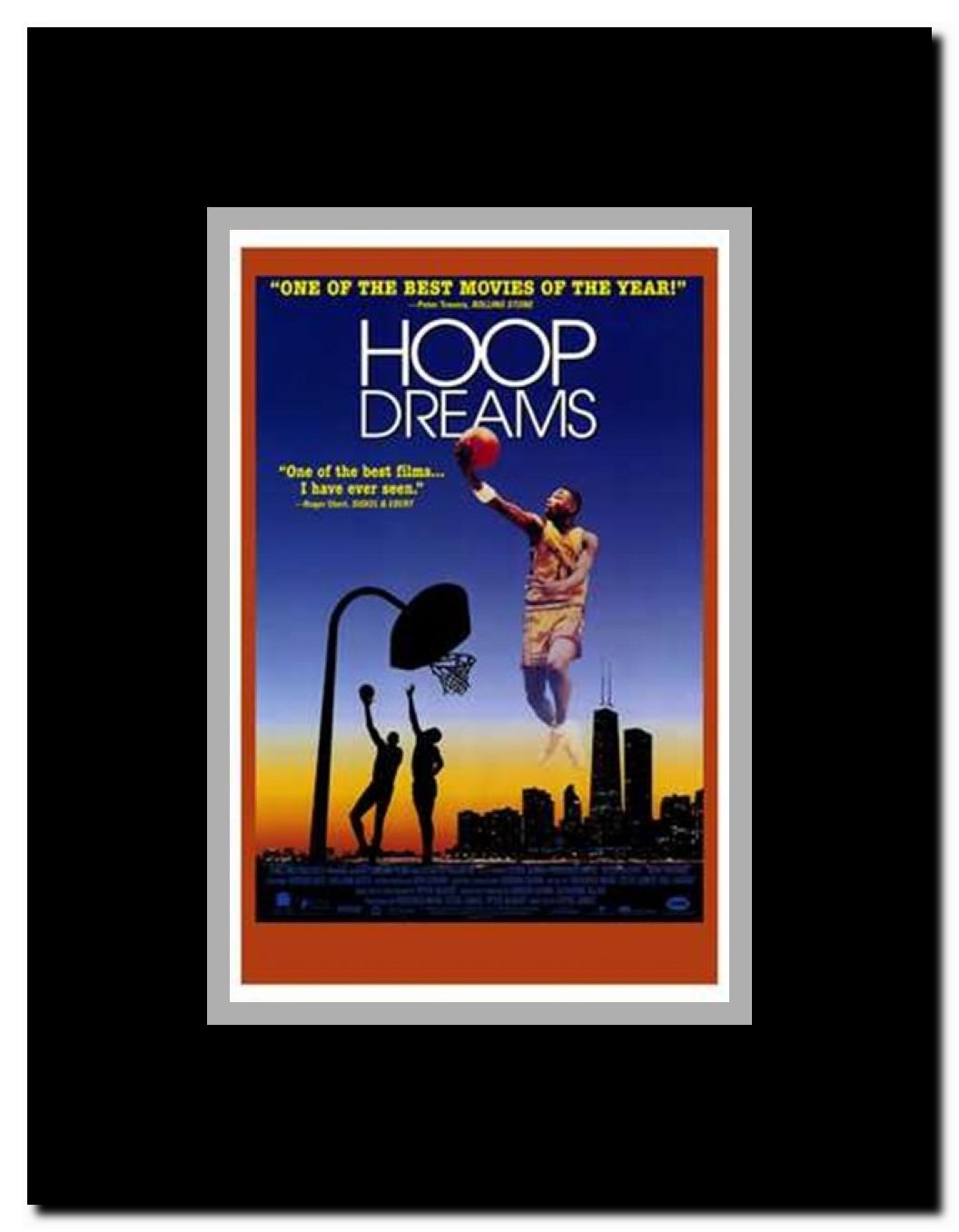 Hoop Dreams Framed Movie Poster