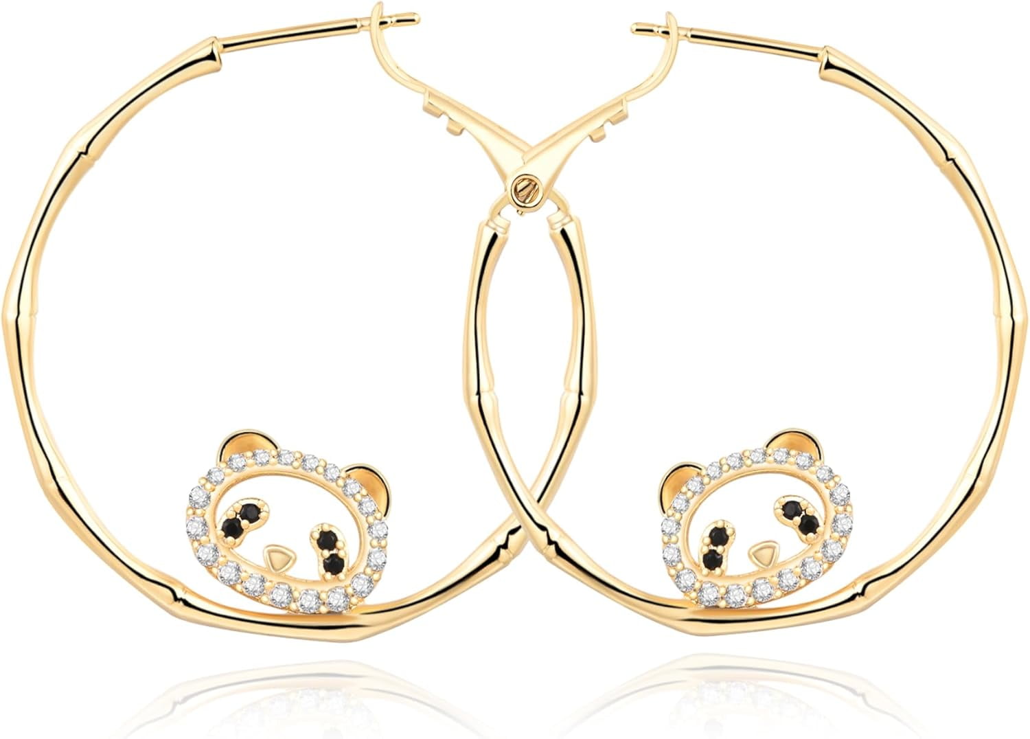 Hoop Earrings Inspired by Peter Pan's Famous Fairy Tinkerbell 30mm