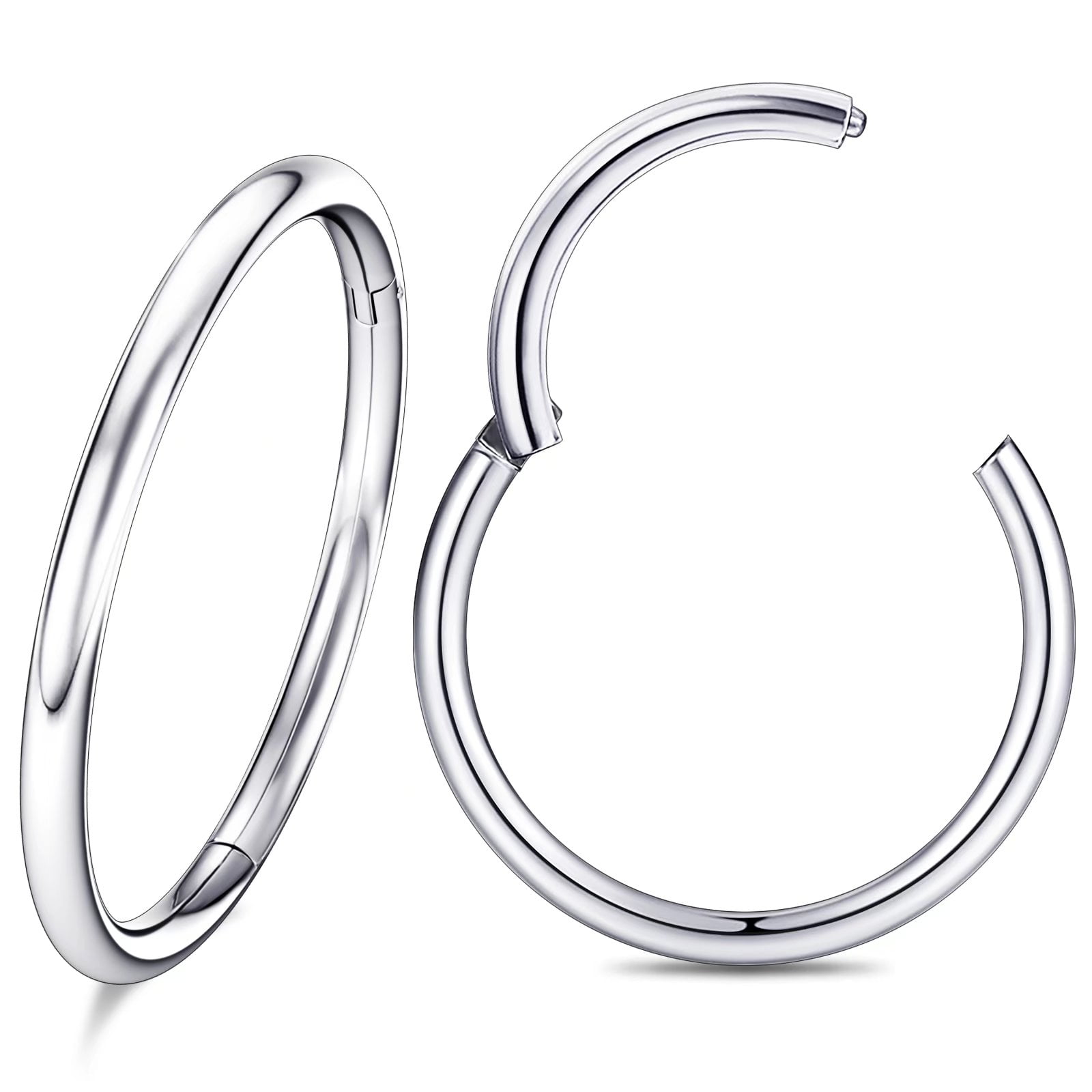 Wssxc Nose Ring Silver 18G Nose