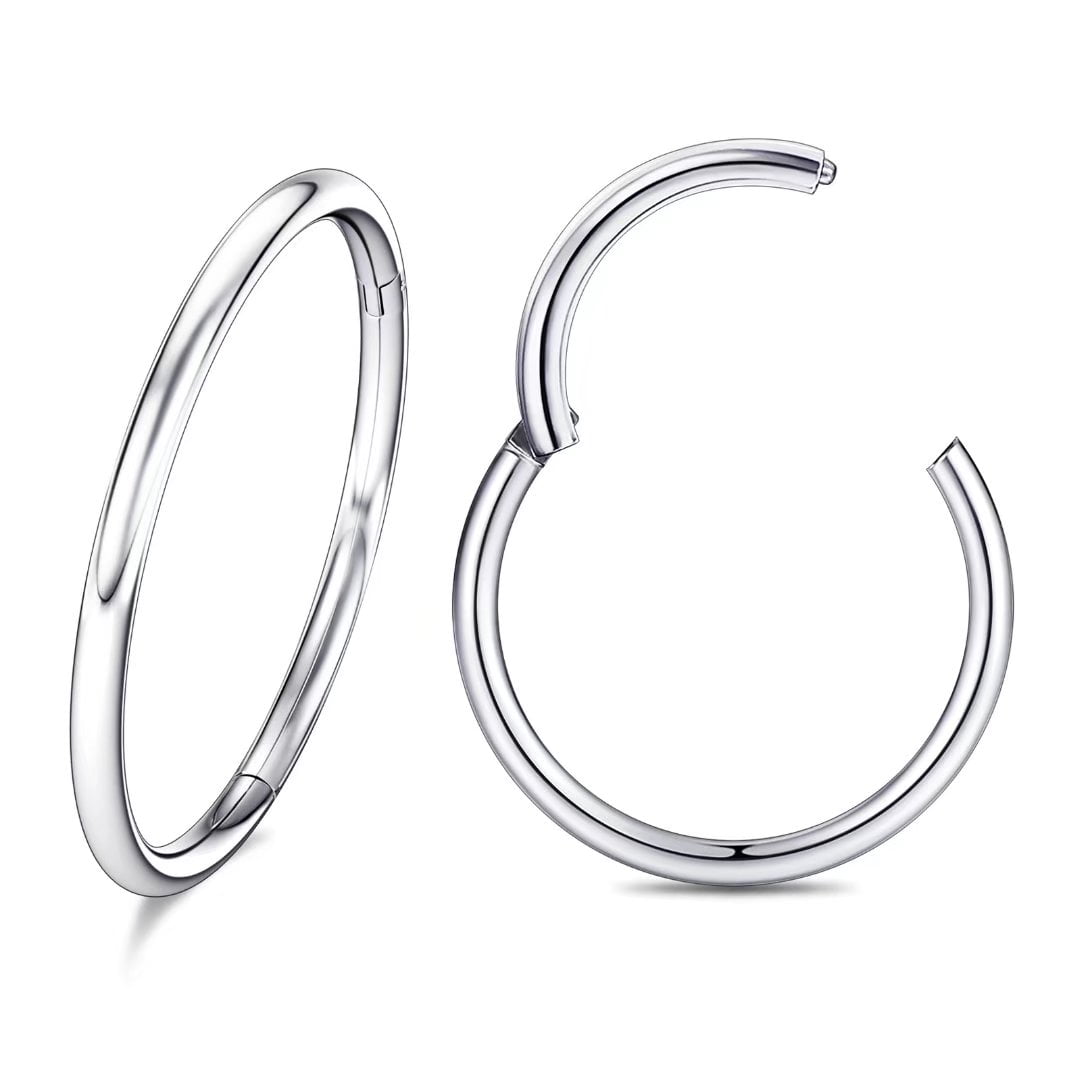 8mm silver 2024 nose ring