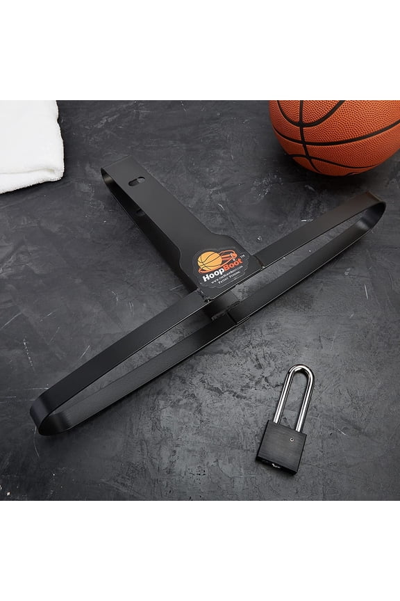 Basketball Hoop Lock Matt Black Lock Sold Separately