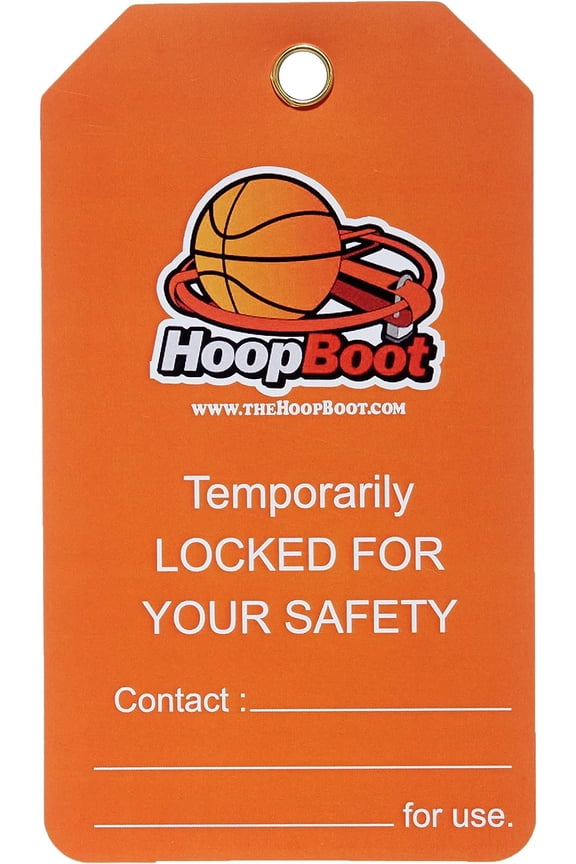 HoopTag Basketball Goal, Hoop, Rim, Tag - Weather-Resistant, 1 Piece