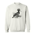 thumbnail image 1 of Hoopoe Bird Sketch Sweatshirt Men -Image by Shutterstock, Male 3X-Large, 1 of 4