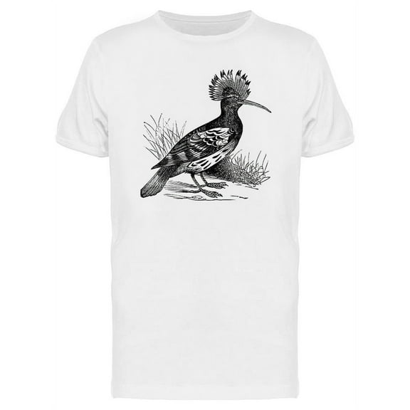 Hoopoe Vintage Design T-Shirt Men -Image by Shutterstock, Male Large