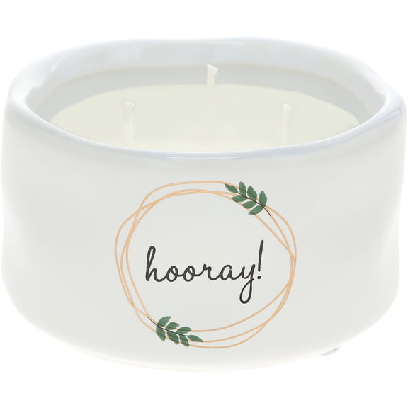 Pavilion Gift Company - Hooray! - 8 oz - 100% Soy Wax Reveal Candle
Scent: Tranquility