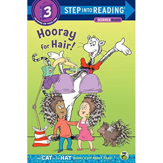 Pre-Owned Hooray for Hair! (Dr. Seuss/Cat in the Hat) (Step into Reading), 9780375870484, 0375870482, Paperback, Illustrated edition