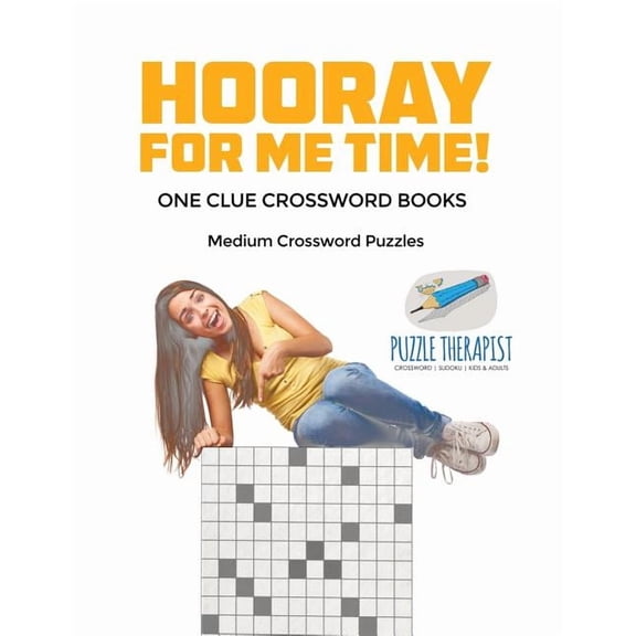 Hooray for Me Time! Medium Crossword Puzzles One Clue Crossword Books (Paperback)