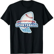 Hooray for Sportsball Funny Anti or Apathetic Sports Fan T-Shirt
