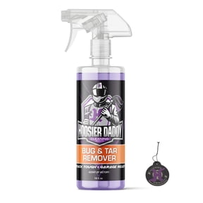 Hoosier Daddy 16oz Car Bug & Tar Remover - Fast-Acting Formula Dissolves Tough Bugs, Tar, & Sap - Easy Spray-On, Wipe-Off Solution for a Spotless Polished finish