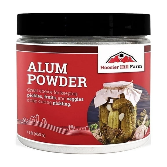Hoosier Hill Farm Alum Granulated Pickle Powder, 1 lb Jar