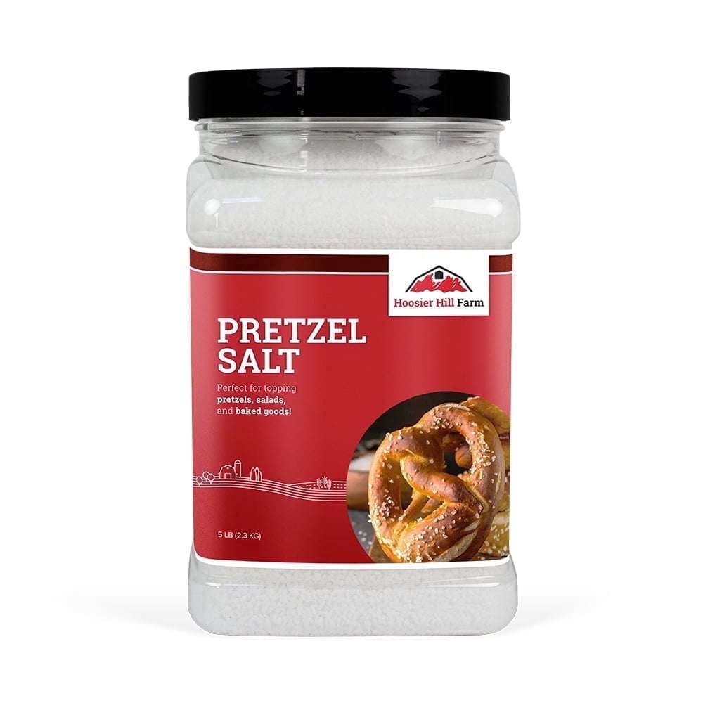 Hoosier Hill Farm Coarse Pretzel Salt, 5 lb Jar