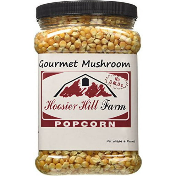 Hoosier Hill Farm Gourmet Mushroom Popcorn, 4 lbs. Plastic jar