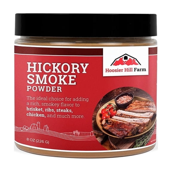 Hoosier Hill Farm Hickory Smoke Powder, 8 oz Jar