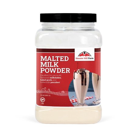 Hoosier Hill Farm Malted Milk Powder, 1.5 lb Jar