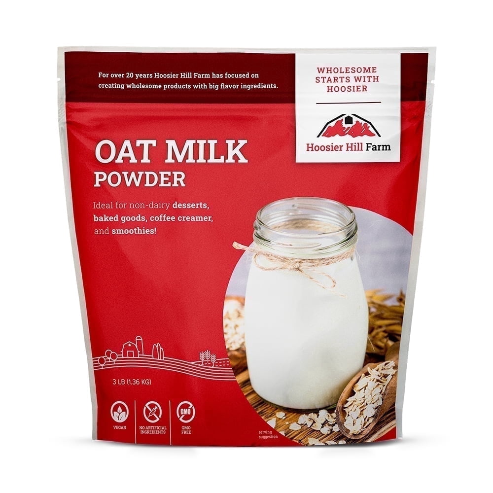Hoosier Hill Farm Oat Milk Powder, 3 lb Bag