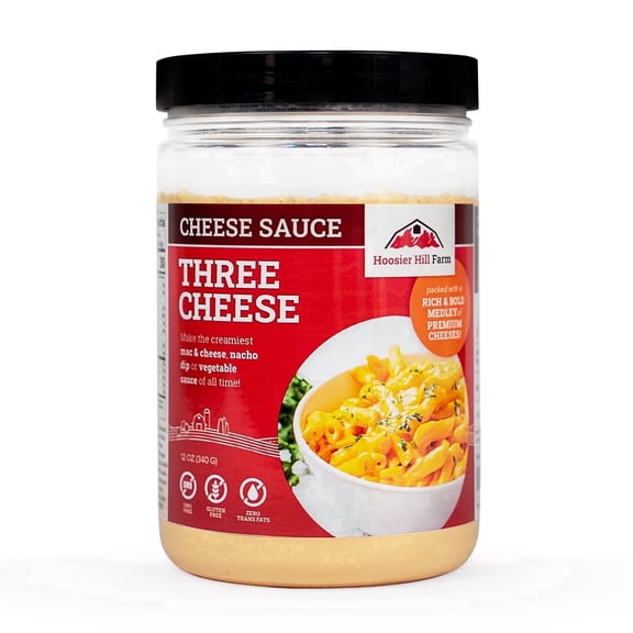 Hoosier Hill Farm Three Cheese Sauce Mix, 12 oz Jar