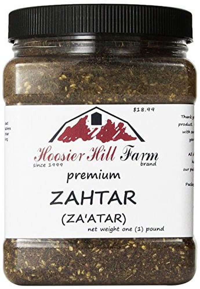 Hoosier Hill Farm Zahtar (Za'atar) Spice, 1 lb plastic jar
