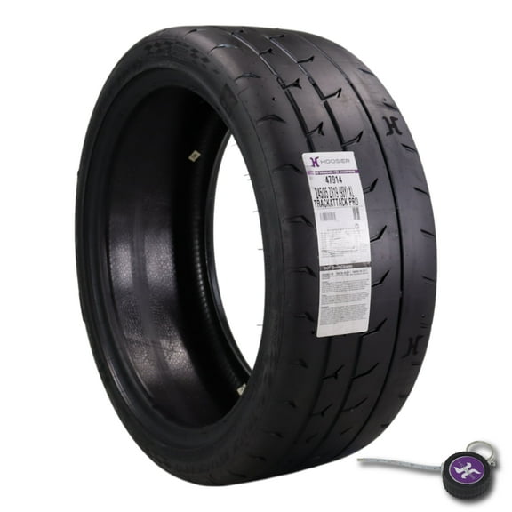 Hoosier TrackAttack Pro Racing Tire 245/35ZR19 93Y XL - High Performance Car Tire Engineered for Track and Street Racing with Hoosier Keychain (245/35/ZR19)