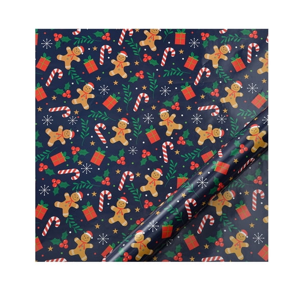 Hoosue 5 pack Christmas Wrapping Paper,Gift Wrapping Paper,Santa Claus,Penguin,Christmas Tree,Reindeer,Xmas,Party and Birthday Celebration Decorations (A)