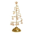 thumbnail image 1 of Hoosue Christmas Tree Lamp, 13 Inch Battery&USB Powered Spiral Christmas Tree Lava Lamp with Star Topper, Christmas Tree Light for Home Bedroom Xmas Decoration, Gold, 1 of 8