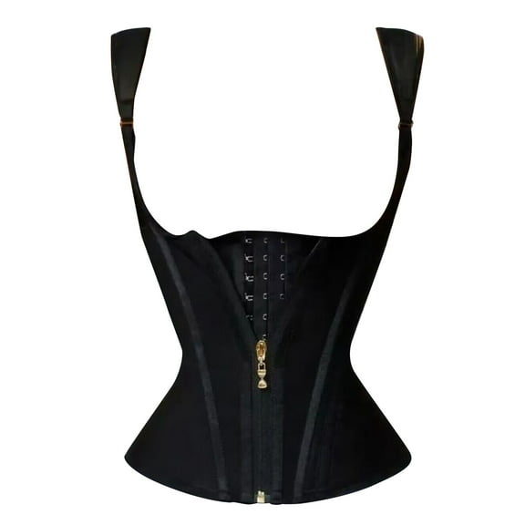 Hoosue Waist Trainer for Women, 2025 New Tummy Control Sports Girdle, Workout Body Shaper with Adjustable Shoulder Strap, High Elasticity Body Shaping Waistband, Fishbone Support Thin to 2mm Style