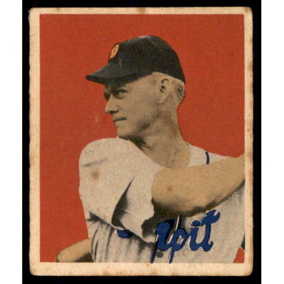Hoot Evers Rookie Card 1949 Bowman #42