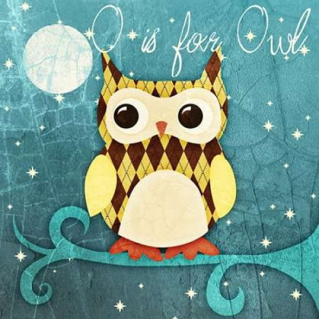 Hoot Hoot Border II Canvas Art - Sundance Graphics (24 x 24)