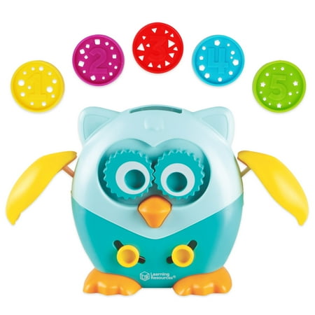 Learning Resources Hoot the Fine Motor Owl - Toddler Learning Toys, Fine Motor and Sensory Toys, Ages 18+ Months