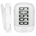 thumbnail image 1 of Hootek 3D Pedometer for Walking, Simple Step Counter with Large Digital Display, Step Tracker with Removable Clip Lanyard, Accurately Track Steps for Men Women Kids Adults Seniors, White, 1 of 7