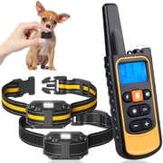 Dog Shock Collar for 2 Dogs, Hootek Dog Training Collar with Remote, 2600FT Remote Dog Collar with 4 Training Modes, IP67 Waterproof, Electronic Shock Collar for Small Medium Large Dogs 8-120lbs