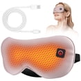 thumbnail image 1 of Hootek Heated Eye Mask, Silk Cordless Warm Eye Compress for Dry Eyes, Light Blocking Heat Eye Mask for Women Men Soft Eye Heating Pad for Dry Eyes, Travel, Rechargeable, Washable Cover, Pink, 1 of 7
