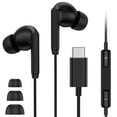 thumbnail image 1 of Hootek USB C Headphone, USB C Plug in Headphonesfits for Samsung Galaxy Android, Wired Earbuds in-Ear Type C Earphone with Microphone Volume Control Bass Stereo Noise Canceling fits for iPhone 16/15, 1 of 7